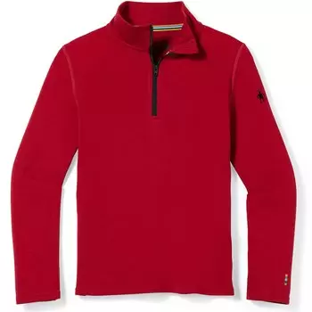 Топ на молнии Smartwool Merino 250 Baselayer - детский, красный