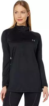 Топ на молнии Tech 1/2 Under Armour, цвет Black/Black/Metallic Silver