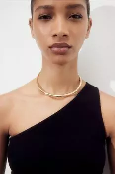 Топ на одно плечо H&M, черный