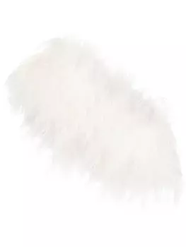 Топ на одно плечо с перьями STYLAND, белый