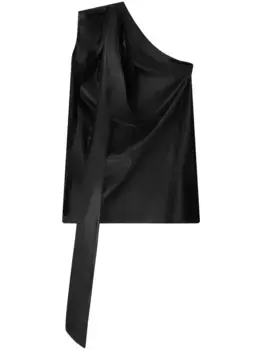 Топ на одно плечо STELLA MCCARTNEY, черный