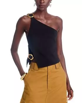 Топ на одно плечо Валерия Cult Gaia, черный