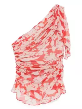 Топ на одно плечо VICTORIA BECKHAM, красный