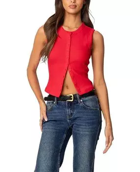 Топ на пуговицах Basel Edikted, красный