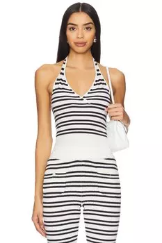 Топ на шею Dylan от Frankies Bikinis, starlit stripe