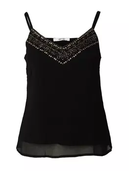 Топ на тонких бретельках ABOUT YOU Top Leoni, черный