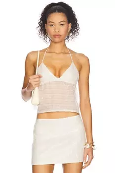 Топ на завязках Chantel Superdown, ivory