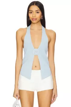 Топ на завязках Dixie More To Come, pale blue