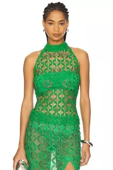 Топ на завязках Mossy Meadow от La Fuori, moss