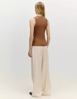 Топ NAELA EDITED, коричневый