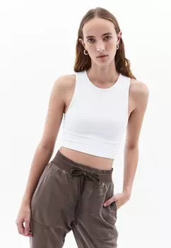 Топ NAHTLOSES MIT MODISCHER STRUKTUR OXXO, белый