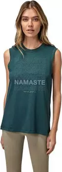 Топ Namaste Irina Muscle Tank Spiritual Gangster, цвет Deep Forest