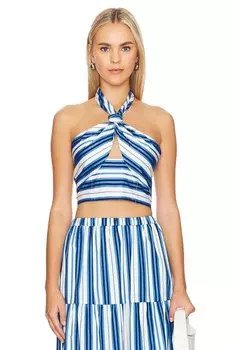 Топ наоми Solid & Striped, синий