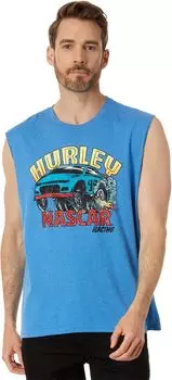 Топ NASCAR Only Rippin Muscle Tank Hurley, цвет Sea View