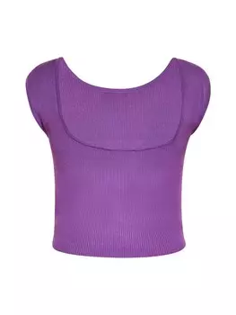 Топ nascita Crop, фиолетовый