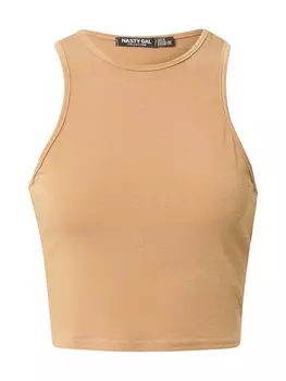 Топ Nasty Gal, бежевый