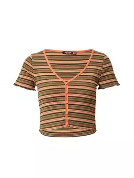 Топ Nasty Gal Knitted Top, оранжевый