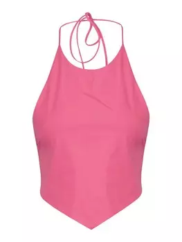 Топ Nasty Gal POPLIN, розовый