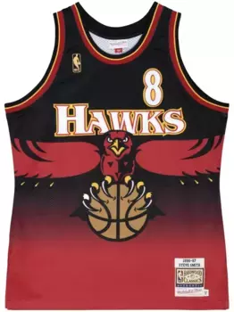Топ NBA Atlanta Hawks 1996 Steve Smith Mitchell & Ness, красный