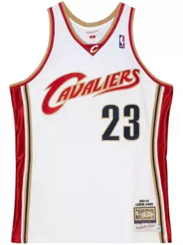Топ NBA Cleveland Cavaliers 03 LeBron James Mitchell & Ness, белый