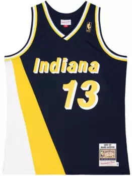 Топ NBA Indiana Pacers 96 Mark Jackson Mitchell & Ness, синий
