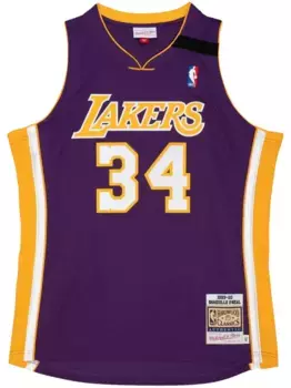 Топ NBA LA Lakers 1999 Shaquille O'Neal из джерси Mitchell & Ness, фиолетовый