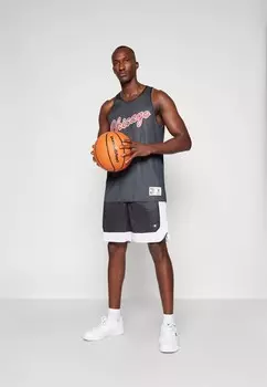 Топ NBA LOS ANGELES LAKERS REVERSIBLE PRACTICE TANK VINTAGE LOGO Mitchell & Ness, черный