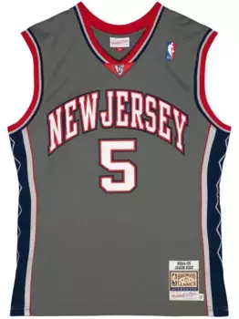 Топ NBA New Jersey Nets 2004 Jason Kidd Mitchell & Ness, серый
