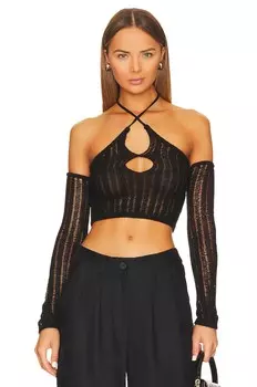 Топ NBD Adelaide Knit, черный