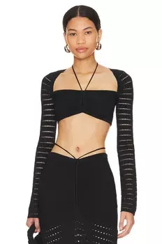 Топ NBD Kai Knit, черный