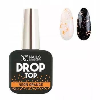 Топ NC Nails Drop Top Neon Orange 11 мл
