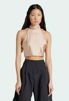 Топ NECK CROP adidas Originals, розовый