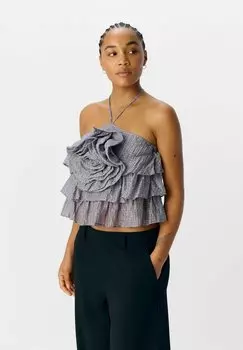 Топ NECKHOLDER Object, серый