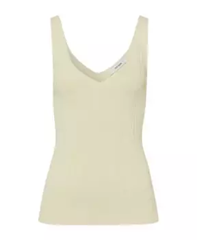 Топ необычной вязки с v образным вырезом Ivy Oak, зеленый