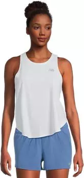Топ New Balance Drapey Jersey Tank, цвет Ice Blue