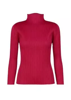 Топ new colorful basics 4 Pleats Please Issey Miyake, красный