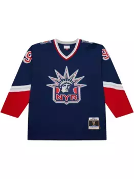 Топ New York Rangers 1996/97 Wayne Gretzky Mitchell & Ness, синий