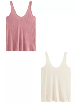 Топ Next, цвет Cream/Pink