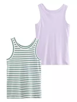 Топ Next, цвет Dark green/Lilac