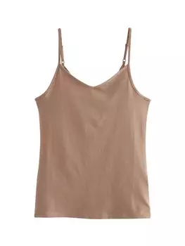 Топ Next, темно-бежевый