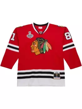 Топ NHL Blackhawks 2014 Marian Hossa Mitchell & Ness, красный