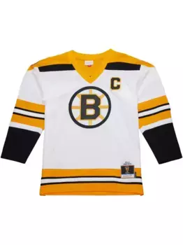 Топ NHL Bruins 1973 Johnny Bucyk Mitchell & Ness, белый