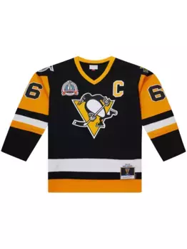 Топ NHL Dark Penguins 1991 Mario Lemieux Mitchell & Ness, черный