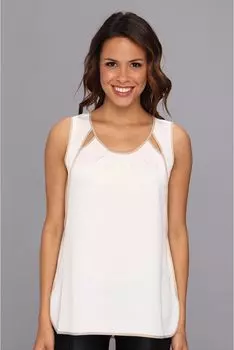 Топ NIC+ZOE Fluid Lines Top, цвет Paper White