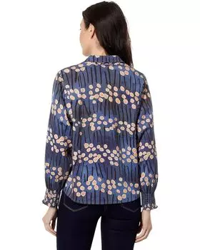 Топ NIC+ZOE Petite Firefly Glow Top, синий мульти