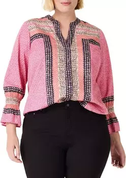 Топ NIC+ZOE Plus Spotty Stripes Top, цвет Pink Multi