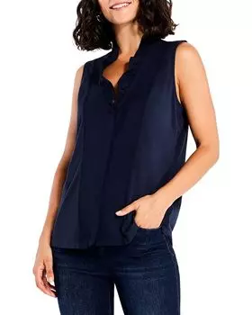 Топ NIC+ZOE Ruffled Around, цвет Dark Indigo 1