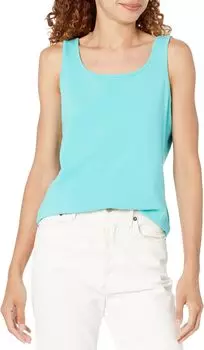 Топ NIC+ZOE Shirt Tail Perfect Tank, цвет Aqua