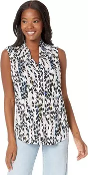 Топ NIC+ZOE Sweet Spot Tank, цвет Blue Multi