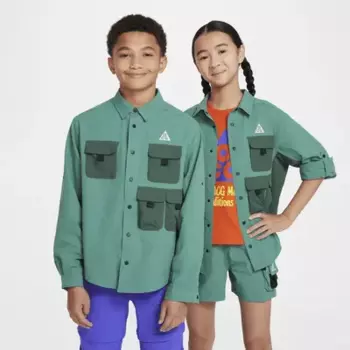 Топ Nike ACG "Devastation Trail", цвет Bicoastal/Vintage Green/Black/Summit White